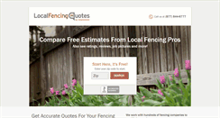 Desktop Screenshot of localfencingquotes.com